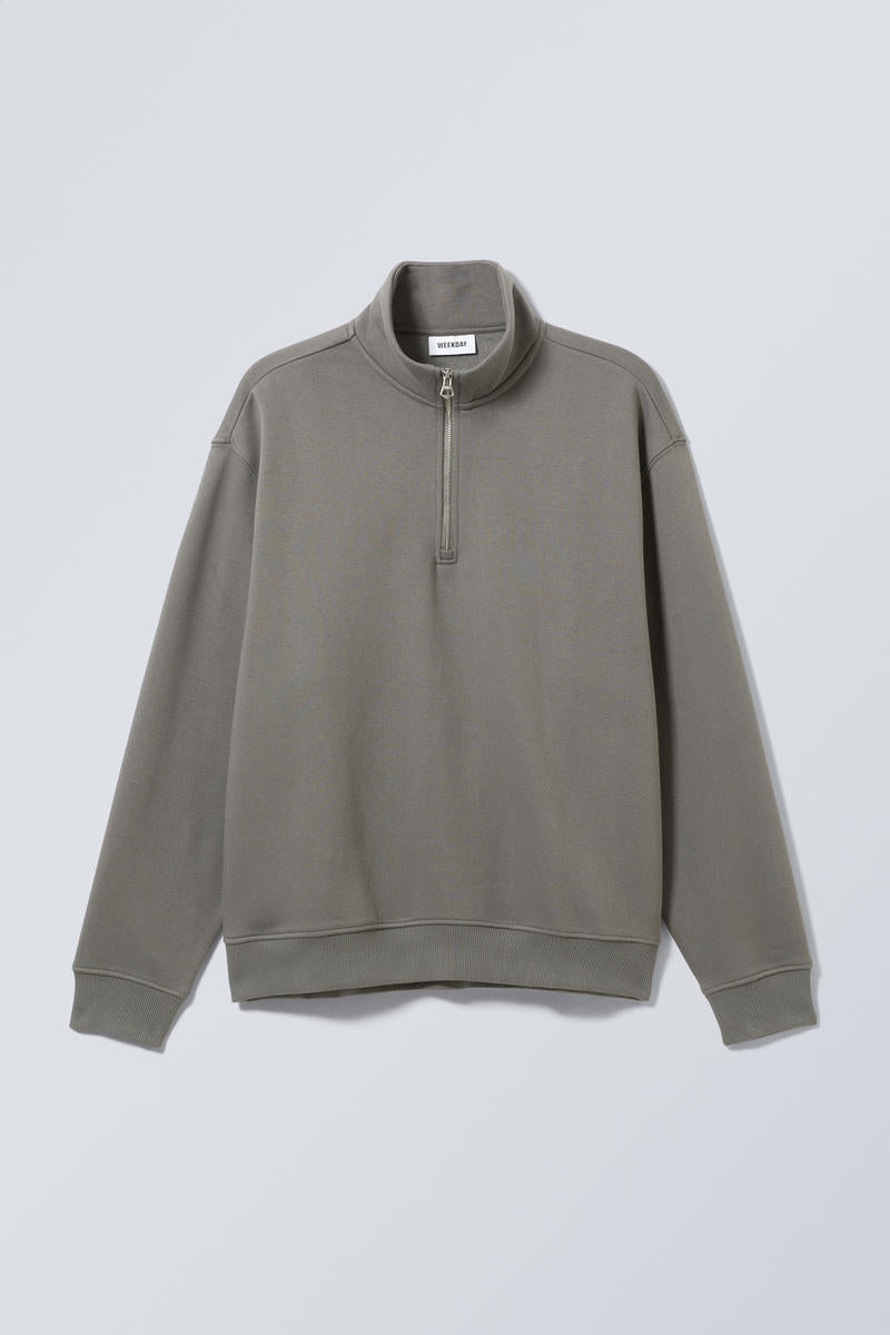 HEAVY HALF-ZIP PULLOVER